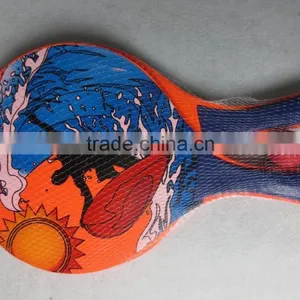 High Quality Wooden Beach Rackets, Wooden Beach Tennis Racket, thumbnail-1