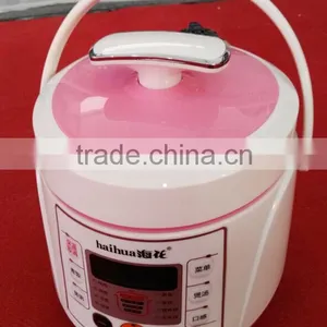 2016 New Camping Rice Pressure Cooker Cute Portable 2L White Black Pink Baby Food Multi Mini Travel Cookers With Handle thumbnail-1