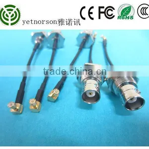 Pigtail Coaxial Cable With Connector N Female to Right Angle Mmcx Rg179 Cable Assembly thumbnail-1