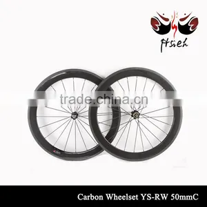 700C Carbon Fiber Wheelset Bicycle Wheelset is Suitable for Complete Carbon Road Bike thumbnail-1