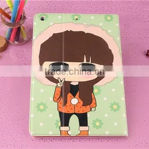 New Lovely Cute Cartoon Flip With Stand Case for Ipad thumbnail-1