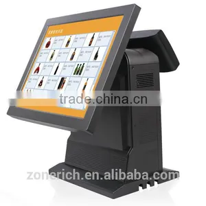 15" Touch POS Terminal With Customer Display ZQ-T9020 thumbnail-1