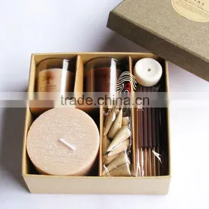 Hot Selling Scented Candle Set /Incense Sticks/Ceramic Holder/Esential Oil Warmer thumbnail-3
