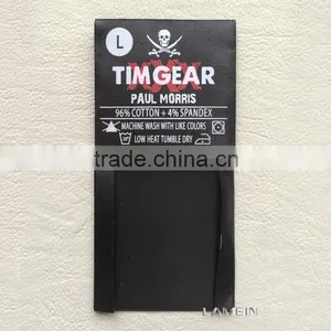 Satin Tape Silk Screen Printed Main Mark Care Label for Leather Bag thumbnail-2