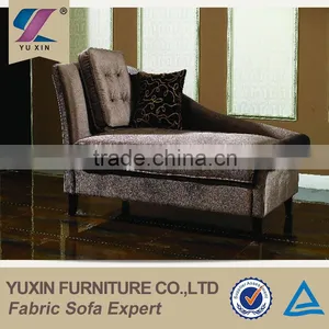 High Grade Copper Nail Chaise Lounge With Wood Legs Quality Choice Most Popular thumbnail-4