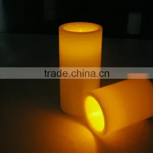 Plastic Flameless Led Candles With Real Firelight thumbnail-1