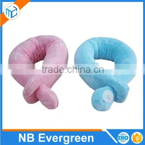 MICRO FLEECE VIBRATING Soft MASSAGING NECK PILLOW COZY WRAP Multifunction Travel Pillow thumbnail-2