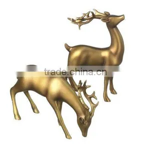 180 cm Height Fiberglass Christmas Reindeer/Indoor &Outdoor Sculpture Decoration thumbnail-1