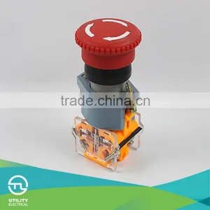 Press to Lock Twist Clockwise to Release Emergency Push Button Switch thumbnail-1