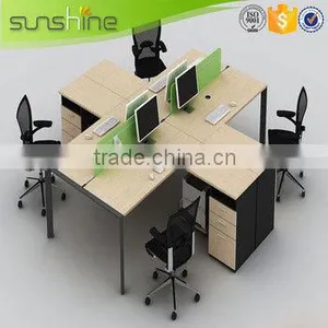 Modern Design Cubicle Office Workstation Furniture Desk Partition Screen Different Style thumbnail-4