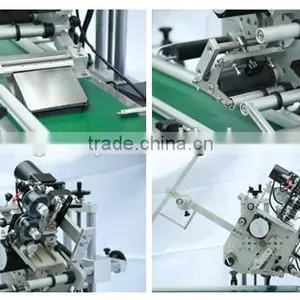 PLC Control System With Touch Screen Flat Surface Label Machine thumbnail-4