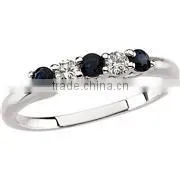 925 Silver Floral Anniversary Mounting Band Mount181 thumbnail-1