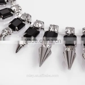 Wholesale Fancy Wearable Jewelry Body Chain for Clothing Brightness F1-80038 thumbnail-4