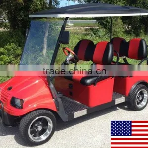 Cruise Car Brand 4P Electric American Shuttle Cart thumbnail-1
