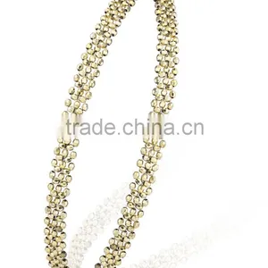 Girl Gorgeous Retro Beads Crystal Rhinestone Headband Hair Band Hot thumbnail-4
