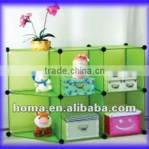 Sell Newest Plastic Storage Racks 4cubes And2half DIY Storge Shelf thumbnail-1