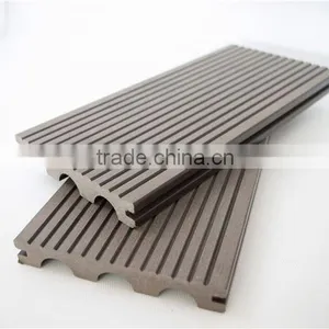 Tiles for Pools Prices 140*23*2200mm Wave Board High Density Wpc Composite Wood Deck Covering thumbnail-1