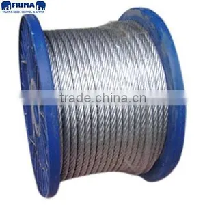 7x7 Electric Galvanized or Ungalvanized Steel Wire Rope thumbnail-1