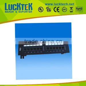Cat5E UTP 12 Port Voice Patch Panel,19'' 1U Network Patch Panel thumbnail-1