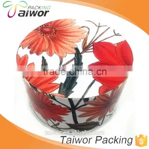 Custom Round Cylinder Gift Box Fancy Design Candle Cylinder Box thumbnail-1