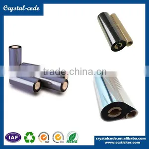Wholesale Customized Black 90x300m Wax Base Ribbon for Zebra Printer thumbnail-4