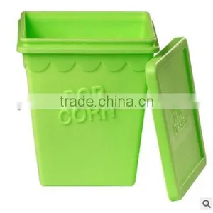 2016 New Design Best-quality Popcorn Holder Eco-friendly Microwave Popcorn Maker Bowl Magic Silicone Popcorn Cup With Lids thumbnail-2