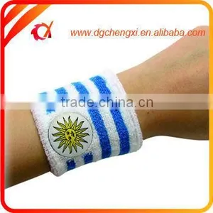 Cheap Custom Cotton Sweat Wristband thumbnail-3