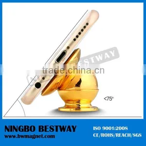 Universal 360 Degree Sticky Magnet Phone Holder Rotating Car Mount Phone GPS thumbnail-2