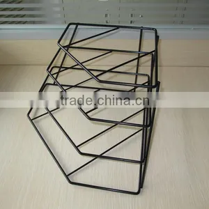 Kithen Counter Top Cabinet Metal Pan Organizer Rack thumbnail-2