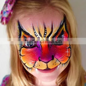 Halloween Cartoon Water Transfer Full Face Tattoo Sticker Makeup Face Stickers Animal Makeup Face Painting Factory thumbnail-5