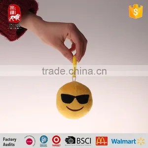2016 New Design Hot Sale Plush Emoji Keychain Manufacture thumbnail-5