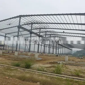 Pre-engineered Double Span Iron Frame Warehouse thumbnail-1