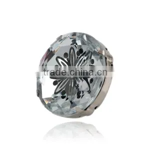 Customized Snowflake Pattern Round Crystal Acrylic Rhinestone Embellishment thumbnail-2