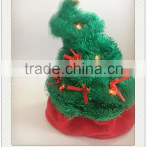 Christmas Singing and Rocking Hat Crazy Xmas Hats Plush Hats thumbnail-2