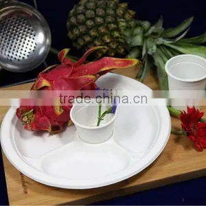 Biodegradable Tapioca Tableware, Disposable Plastic Plate/dish thumbnail-3