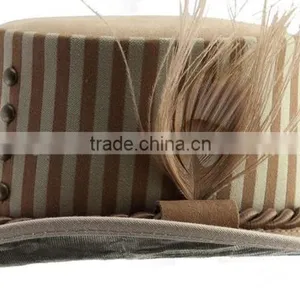 "Julep" - HEAD N HOME HATS - Leather - Top Hat - Mint Women Hats thumbnail-4