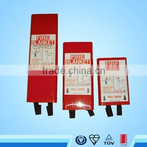 1*1m EN1869 Standard Fire Blanket Packed in PVC Bag or Hard Box thumbnail-1