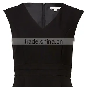 2016 Hot Selling Dress Fashion Design Wholesale Price New Fashion Ladies Dress In Black thumbnail-2