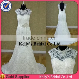 One-shoulder Straps Sweetheart Necklinelace Open Back Mermaid Wedding Dress thumbnail-3