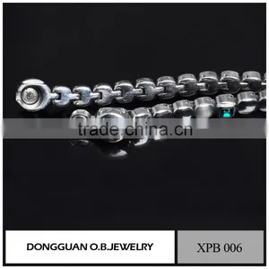 Wholesale Jewelry Factory Crystal Rhinestone Bracelet/AAA cz Setting Bracelet thumbnail-6