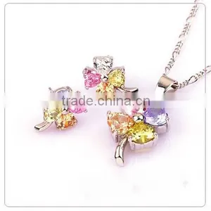 Unique Design Jewelry Set With Crystal thumbnail-1