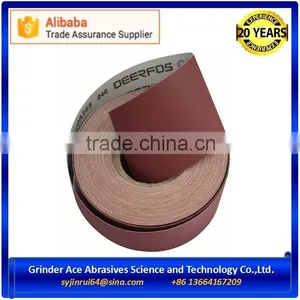 Deerfos JA165 Flexible Cloth Backing Aluminum Oxide Sanding Roll thumbnail-1