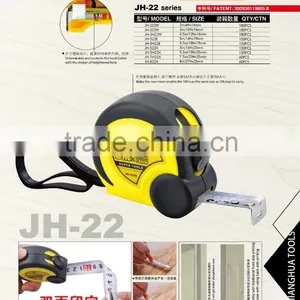 Rubber Coated Round Steel Tape Measure Best Selling 16ft Emboseed Measuring Tape With Double Side Tape thumbnail-1
