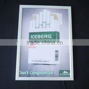 New Product China Supplier Illuminated Led Aluminum Frame Advertising Sign Wholesale thumbnail-1