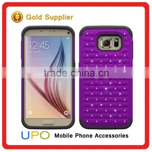 [UPO] Fancy Bling Diamond Plastic Silicon Cell Phone Case for Samsung Galaxy S7 Edge Plus thumbnail-3