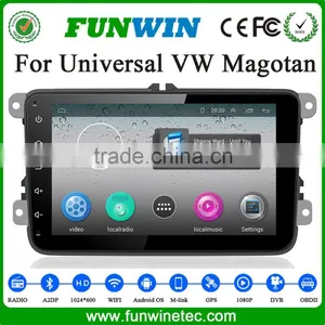 Funwin Android 4.4 & Android 5.1 Car Radio Player for VW Volkswagen Magotan Support 3G thumbnail-1