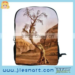 JSMART Picture Printing Rucksack Sublimation Printing Microfiber Backpack thumbnail-1