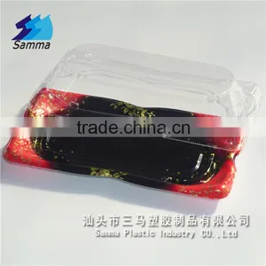 KW-0006SJ-R Plastic Food Container With Clear Lid thumbnail-1
