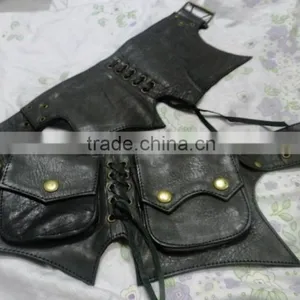 Travel Pocket Money Leather Belt Hip Waist Bag Belt thumbnail-1