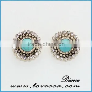 Korean Women Jewelry DIY Elegant Stones Crystal Jewelry Earrings 2016 thumbnail-3